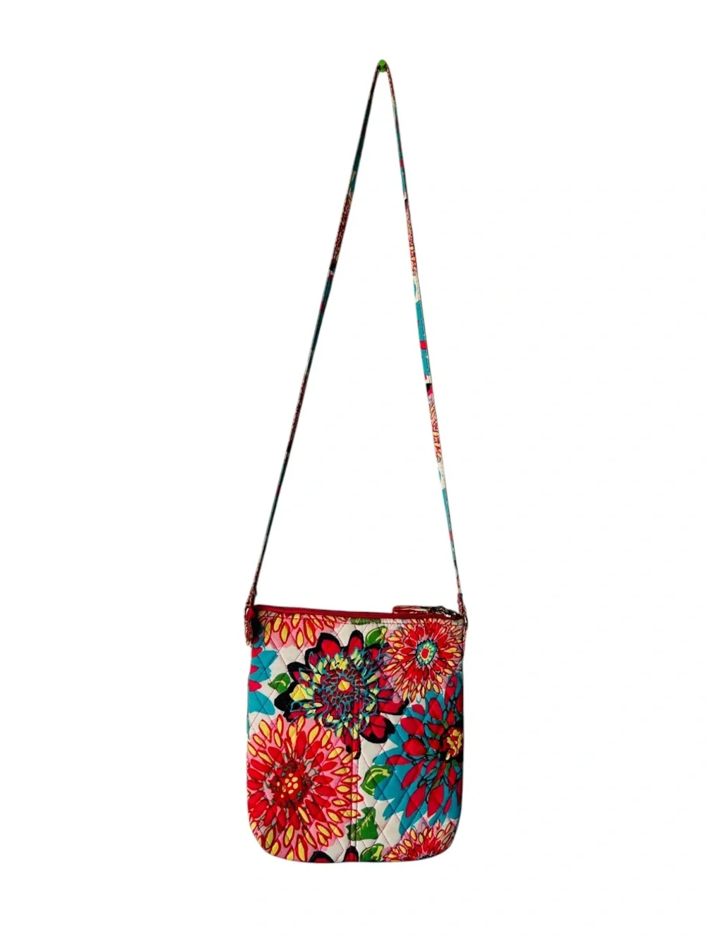 🌻 Tommy Hilfiger Vintage Floral Quilted Crossbody Bag EUC